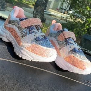 size 3 sparkling girl shoes